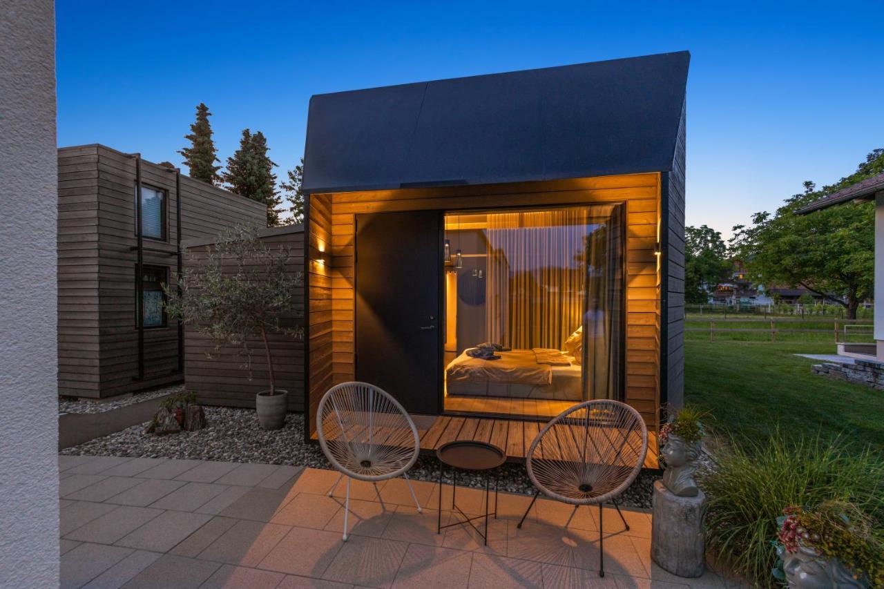 Koda Loft Extended - Urlaub Im Tiny House Bodensee เลาเทอราค ภายนอก รูปภาพ